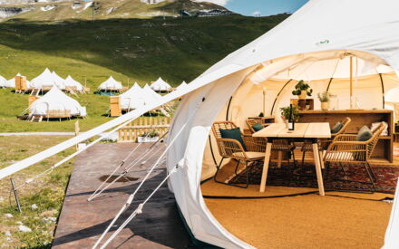 TCS Camping - Pop-Up-Glamping-Dorf Laax (c) TCS Camping